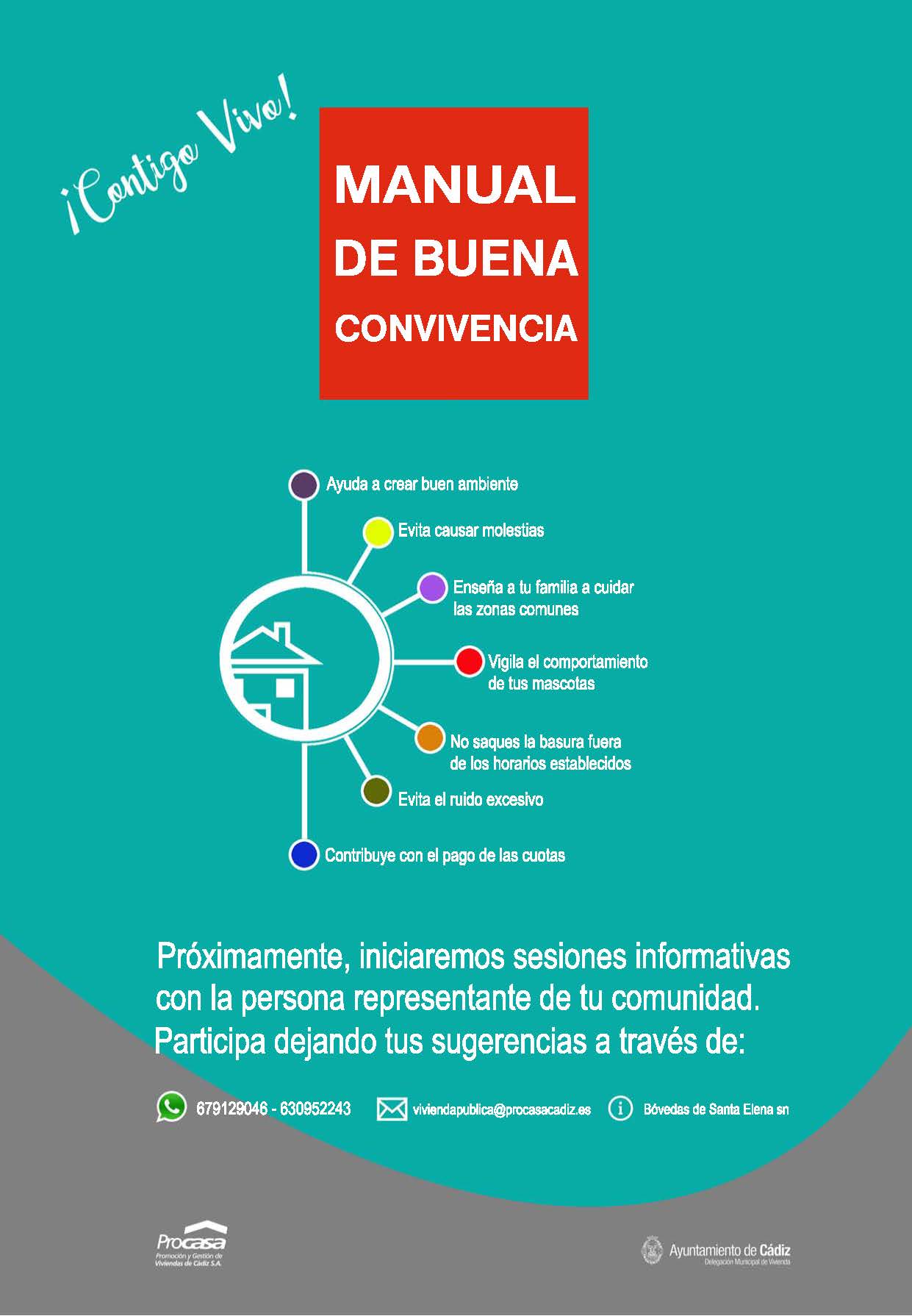 Procasa promueve una guía para mejorar la convivencia vecinal